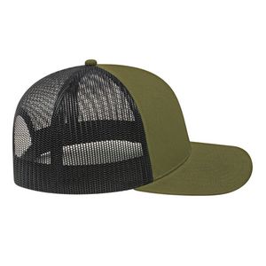 000379 Cap America Poly/Cotton Trucker Mesh Back Cap