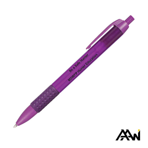 Widebody Grip Pen Translucent Barrel - Matte