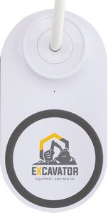 White Logo Top Of Charger View