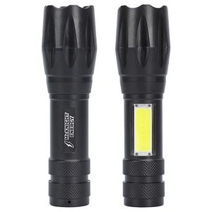 Best Buddy Tools ® Duo Beam Rechargeable LED and COB Flashlight
