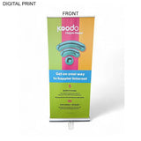 24Hr Express Ship- Premium Retractable Pull Up Banner Double sided Graphics (33.5"x79")