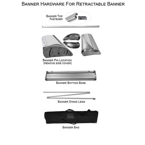 48Hr Quick Ship-Deluxe Trade Show Package, Deluxe Retractable Banner + Premium Sublimated Tablecloth