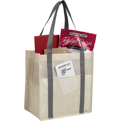 Pluto Recycled Non-Woven Small Grocery Tote