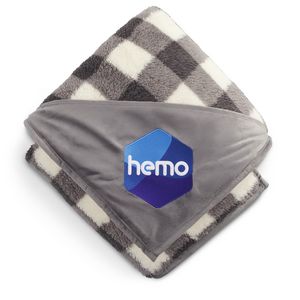 Field & Co.r Double Sided Plaid Sherpa Blanket