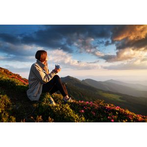 Navy Blue/Clear/Silver Logo Lifestyle View