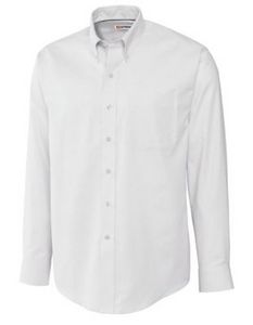 Cutter & Buck Epic Easy Care Nailshead Mens Long Sleeve Dress Shirt