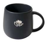 Berkeley 18oz matte black ceramic mug in Ripple box - Etched