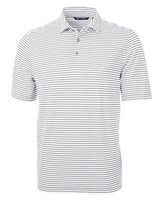 Cutter & Buck Virtue Eco Pique Stripe Recycled Mens Polo