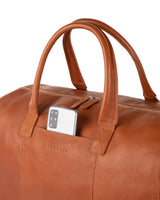 Bugatti Sartoria Leather Duffle bag - Cognac
