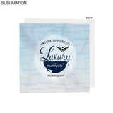 Domestic Made Oversize Bandana, 27x27, Sublimated Edge to Edge 1 side