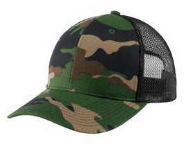 Woodland Camo Black Blank