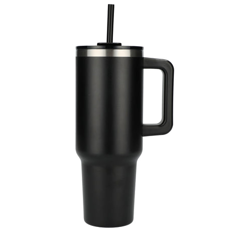 Pinnacle 40 oz Vacuum Insulated Eco-Friendly Travel Tumbler With Straw