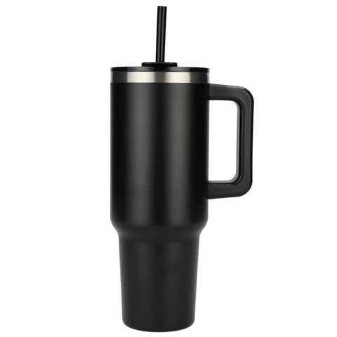 Pinnacle 40 oz Vacuum Insulated Eco-Friendly Travel Tumbler With Straw