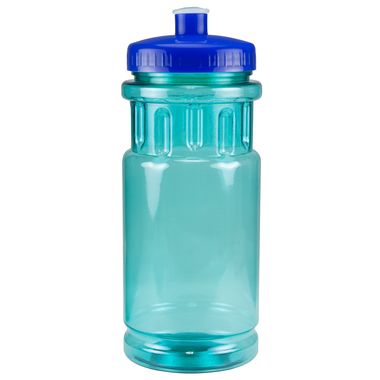 Translucent Aqua Blue/Blue Lid