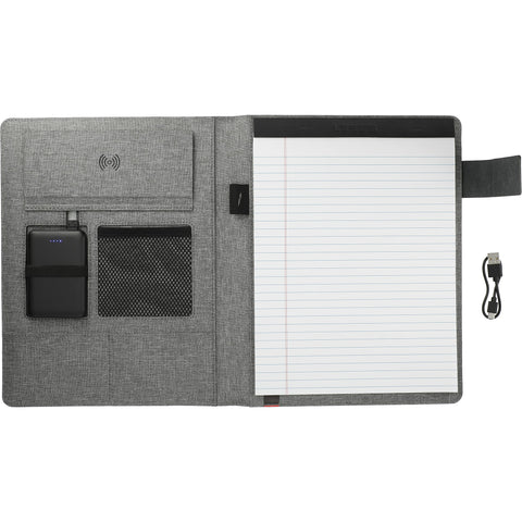 Reclaim rPET 5000 mAh Wireless Charging Writing Pad with FSC® Mix Paper