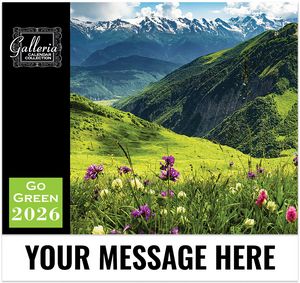 Galleria Wall Calendar 2026 Go Green Calendar