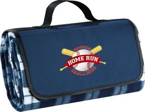 Padded Water-Resistant Fleece Picnic Blanket