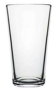 Vista, 20oz clear mixing glass with heavy base