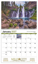 HotLine Products Scenic America Appointment Calendar - Spiral open image