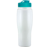White/Translucent Aqua Blue Lid