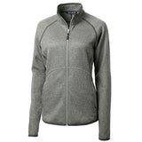 Cutter & Buck Mainsail Sweater-Knit Womens Full Zip Jacket