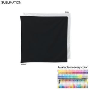 Colored Bandana, 22x22, Sublimated Edge to Edge 1 side, Available in every color