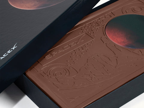 Giant 2lb. Engraved Combo Chocolate Bar with Luxury Custom Packaging