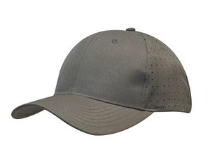Breathable Poly Twill Cap w/Circle Perforations