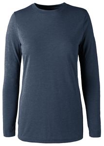 Navy Heather Blue Blank Front