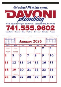 Billboard Apron Calendar