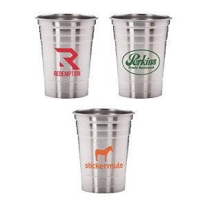 16 Oz. Suds Stainless Steel Beer Cup