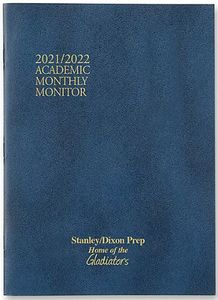 Monthly Monitor Academic 7x10 Desk Planner