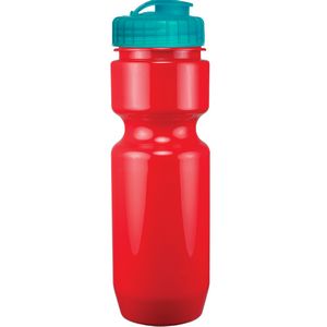 22 Oz. Bike Bottle w/ Flip Top Lid - Solid Colors