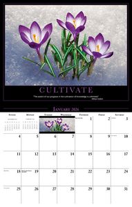 Galleria Wall Calendar 2026 Motivation