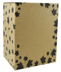 ~Vines 16oz 2tone caramel/black mug in a Black Leaf Gift box