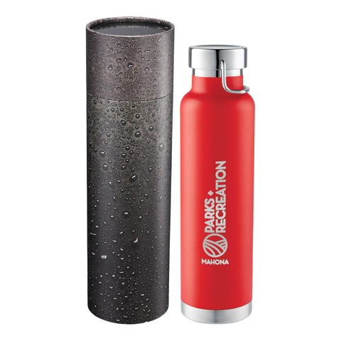 22 Oz. Thor Copper Vac Bottle w/Cylindrical Box