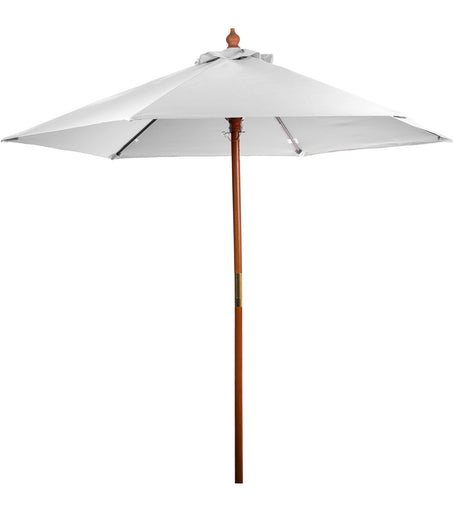 7' Wooden Market Umbrella