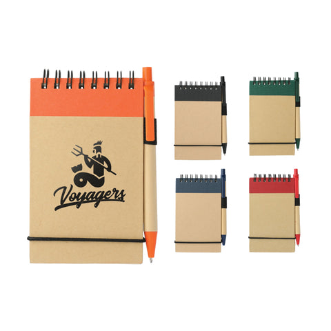 5'' x 4'' FSC® Mix Recycled Jotter with Pen