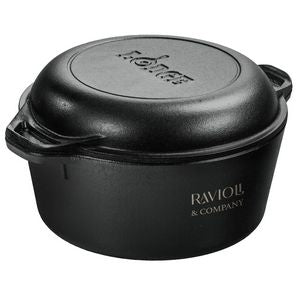 5 Qt. Lodge® Cast Iron Double Dutch Oven