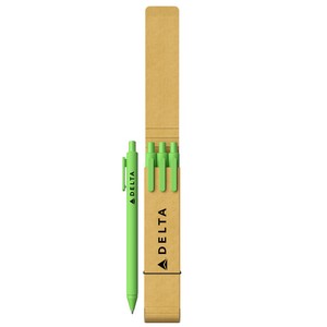 3-Piece Alix Pen Set with Recyled Case