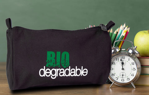 Canvas Pencil Case/ Cosmetic Pouch