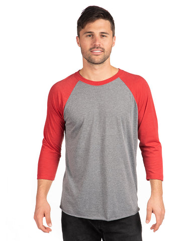 Next Level® Unisex Triblend Three-Quarter Raglan T-Shirt
