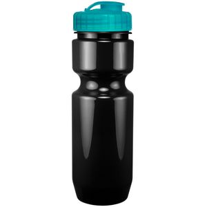 Black/Translucent Aqua Blue Lid Blank