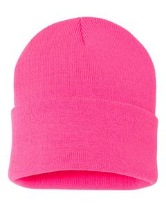 000421 Sportsman™ 12'' Solid Cuffed Beanie