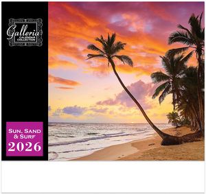 Galleria Wall Calendar 2026 Sun Sand & Surf