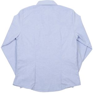 Embroidered Ladies Long Sleeve Oxford Shirt