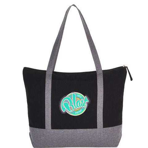 Repose 10oz Recycled Cotton Zippered Tote