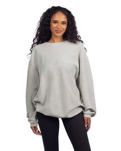 CHICKA D Ladies' Corded Crew Sweatshirt