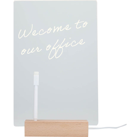 Note Brite Light-Up Acrylic Dry Erase Board
