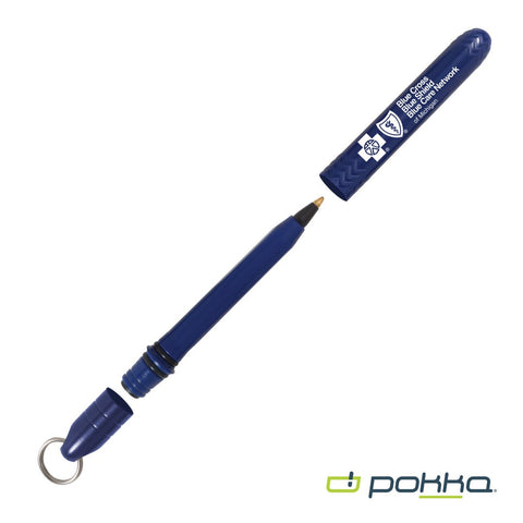 Pokka? Pocket Pen w/Dock & Chrome Keyring in Tin Box
